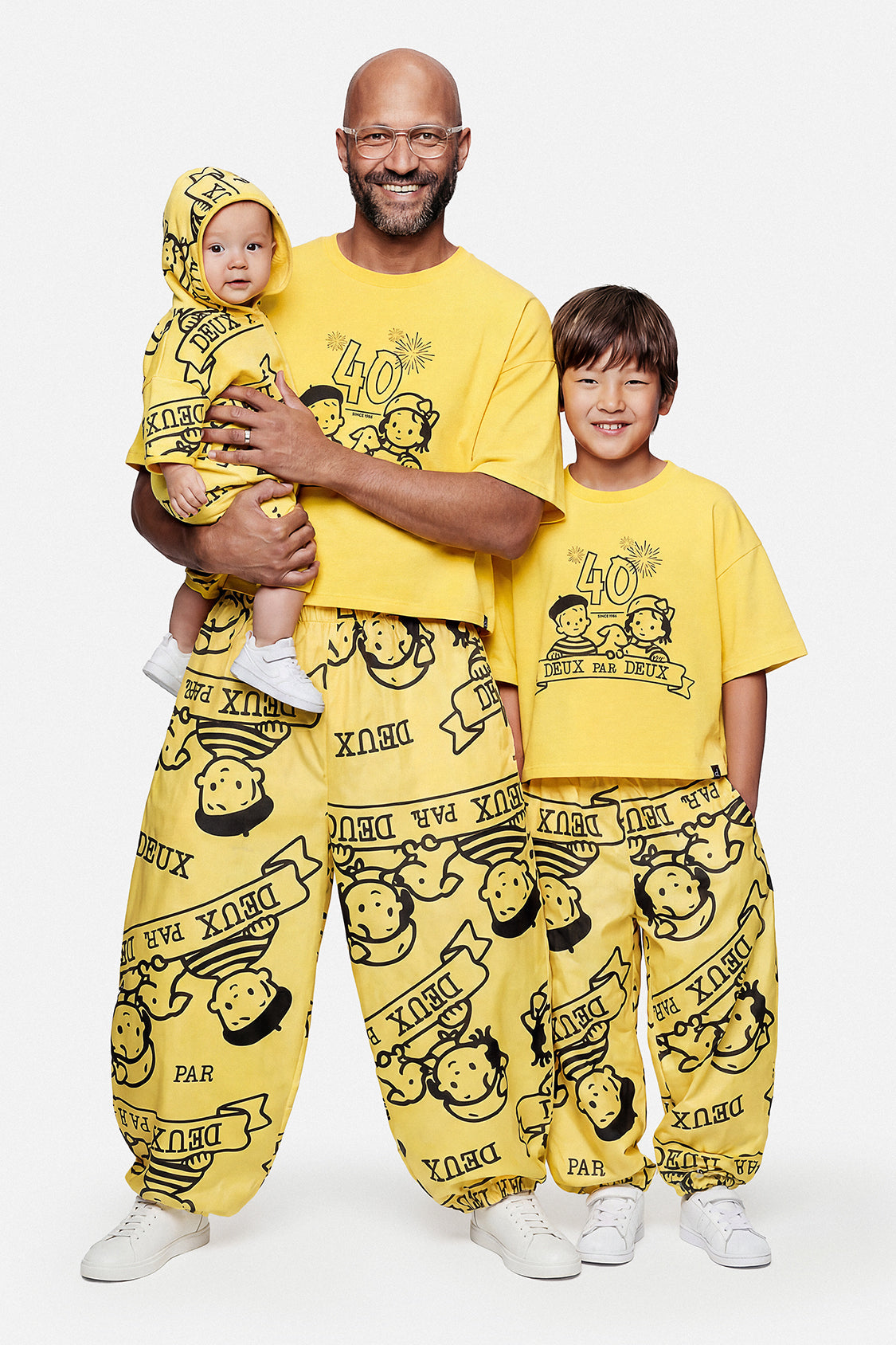 40Th Anniversary Printed Poplin Pant Honey Yellow-3