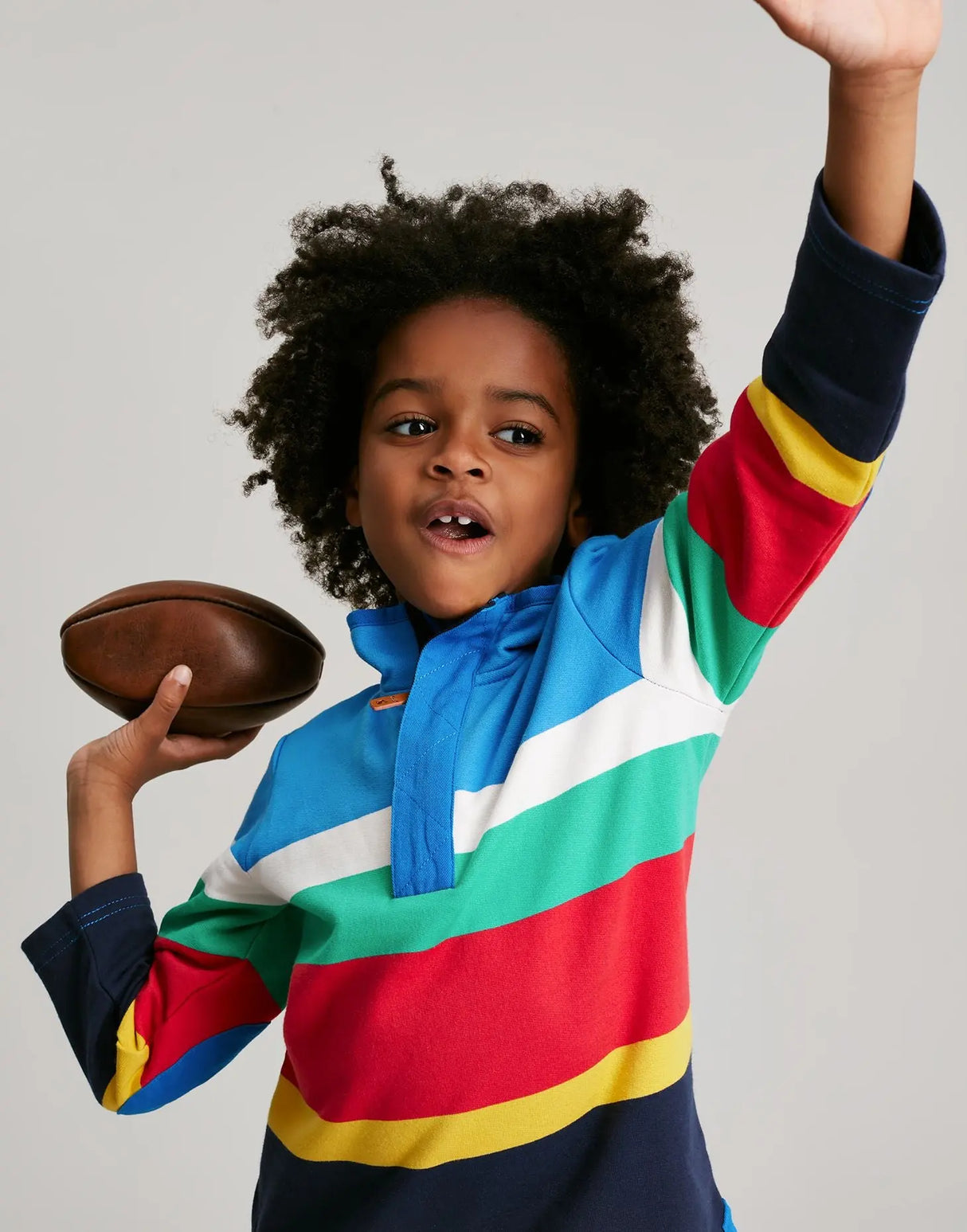 Captain Stripe 1/2 Zip Sweatshirt | Joules | Joules | Jenni Kidz