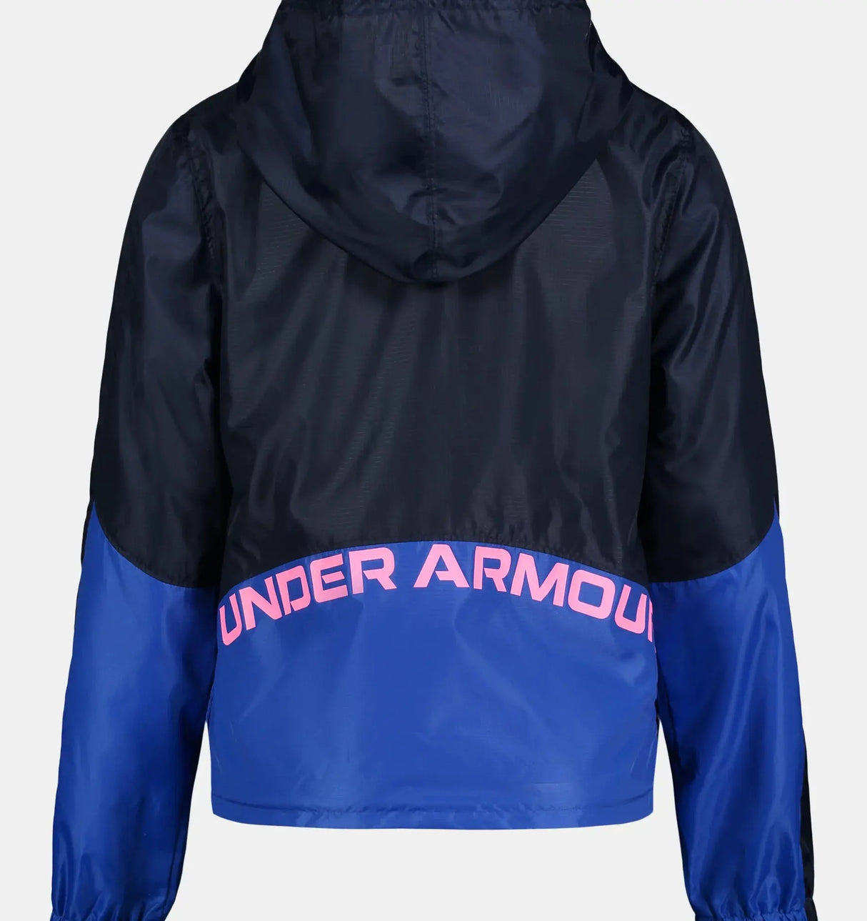 Girls Midnight Navy Manataug Windbreaker Jacket | Under Armour | Under Armour | Jenni Kidz