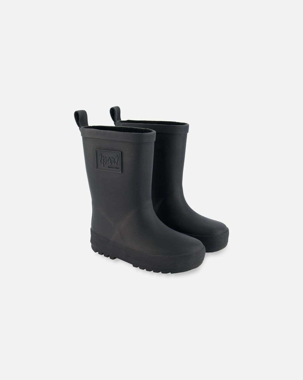 Rain Boots Black With Glitter-0