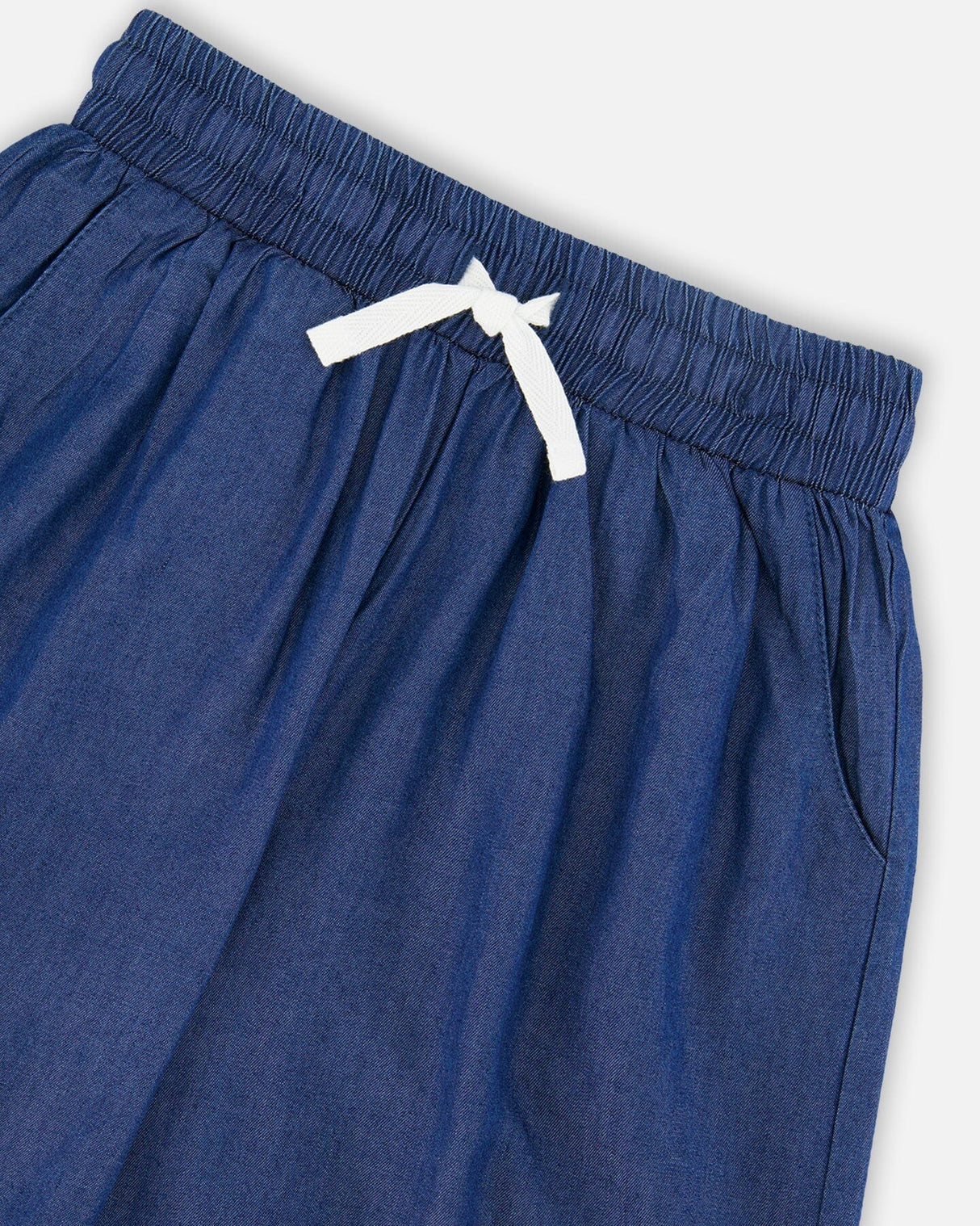 Blue Chambray Bermudas-3