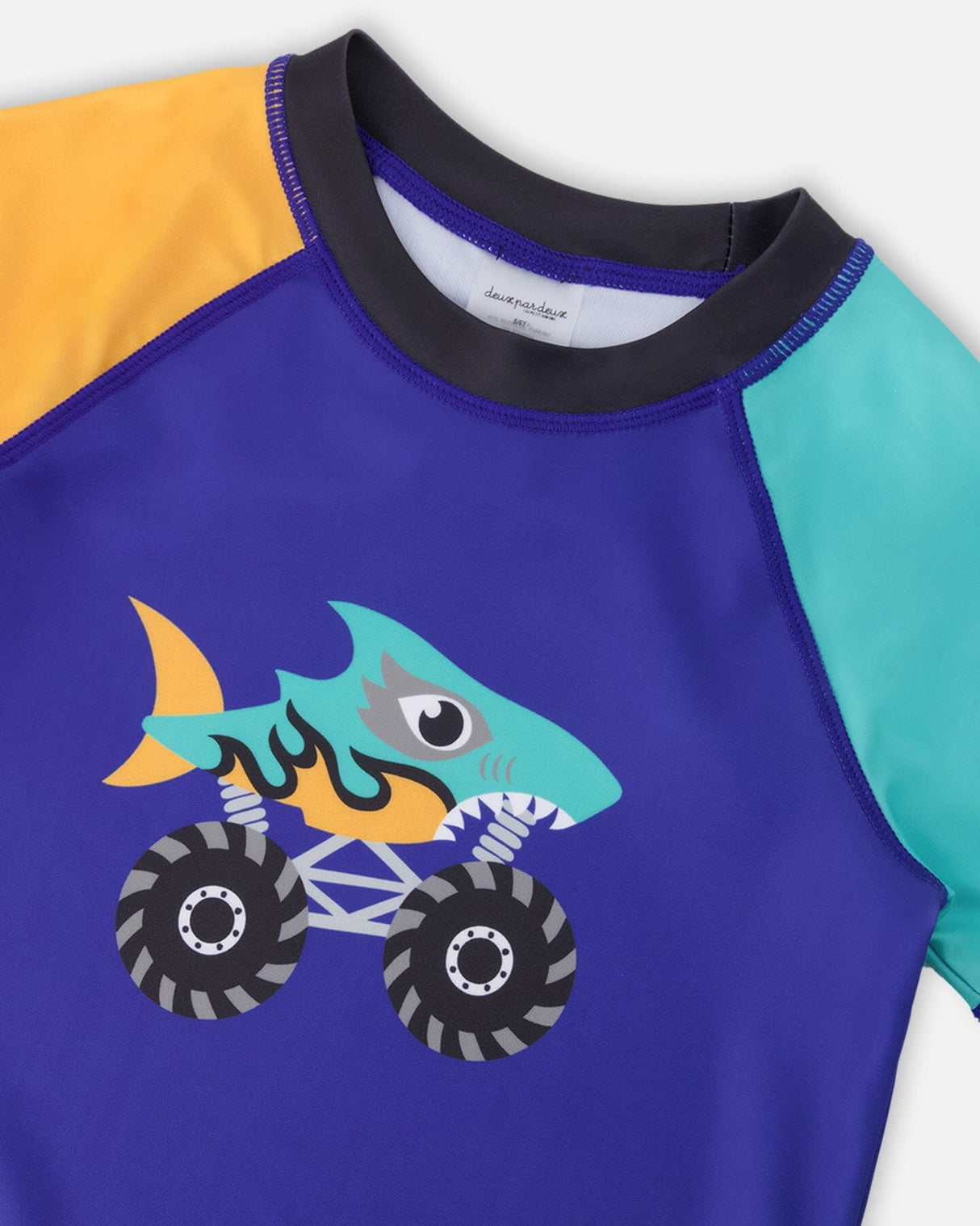 Short Sleeve Rashguard Ultramarine Blue-3