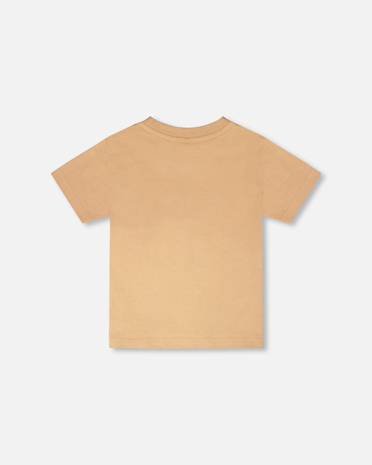 Organic Cotton Short Sleeve T-Shirt Beige-2