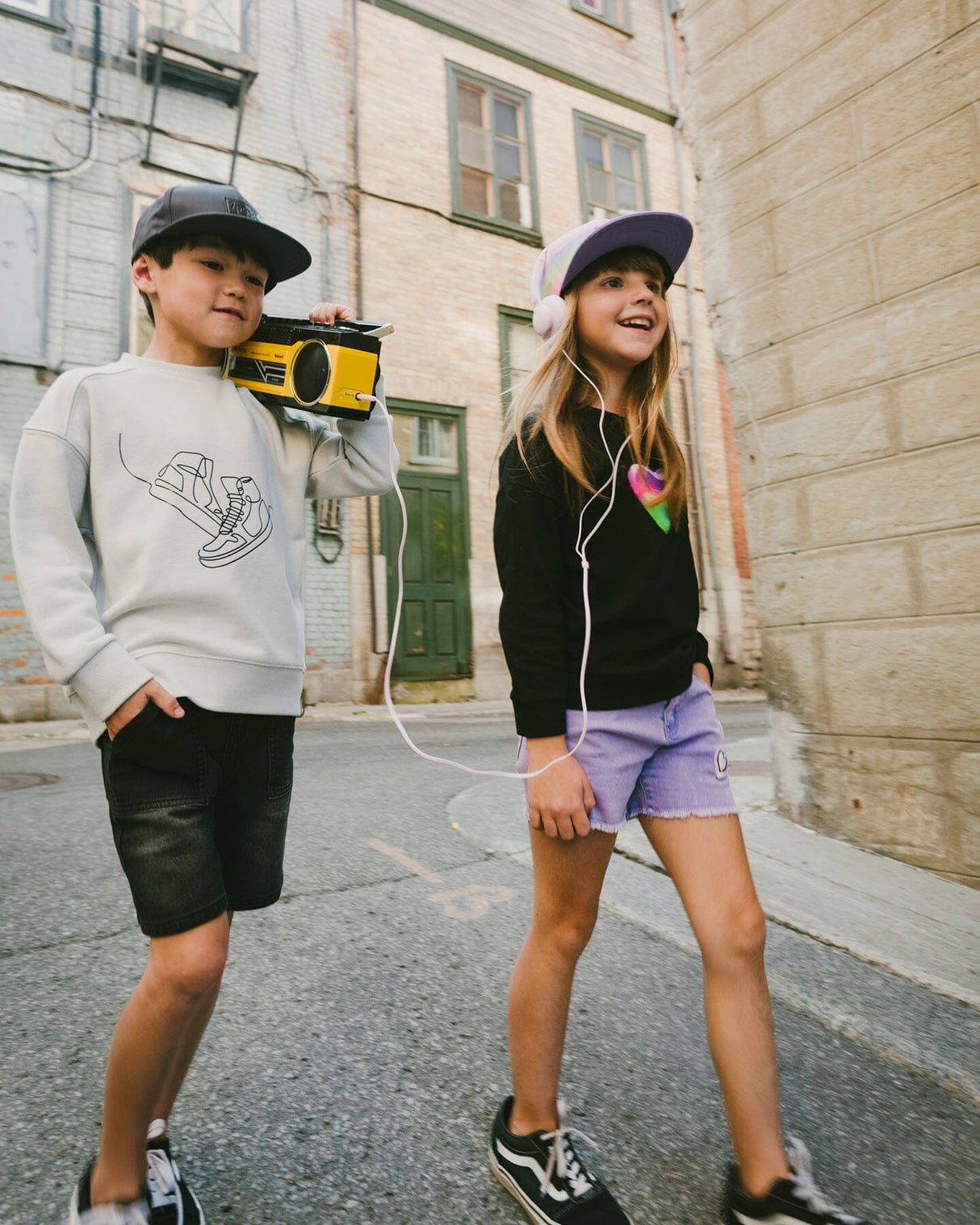 French Terry Sweatshirt Pale Grey-1