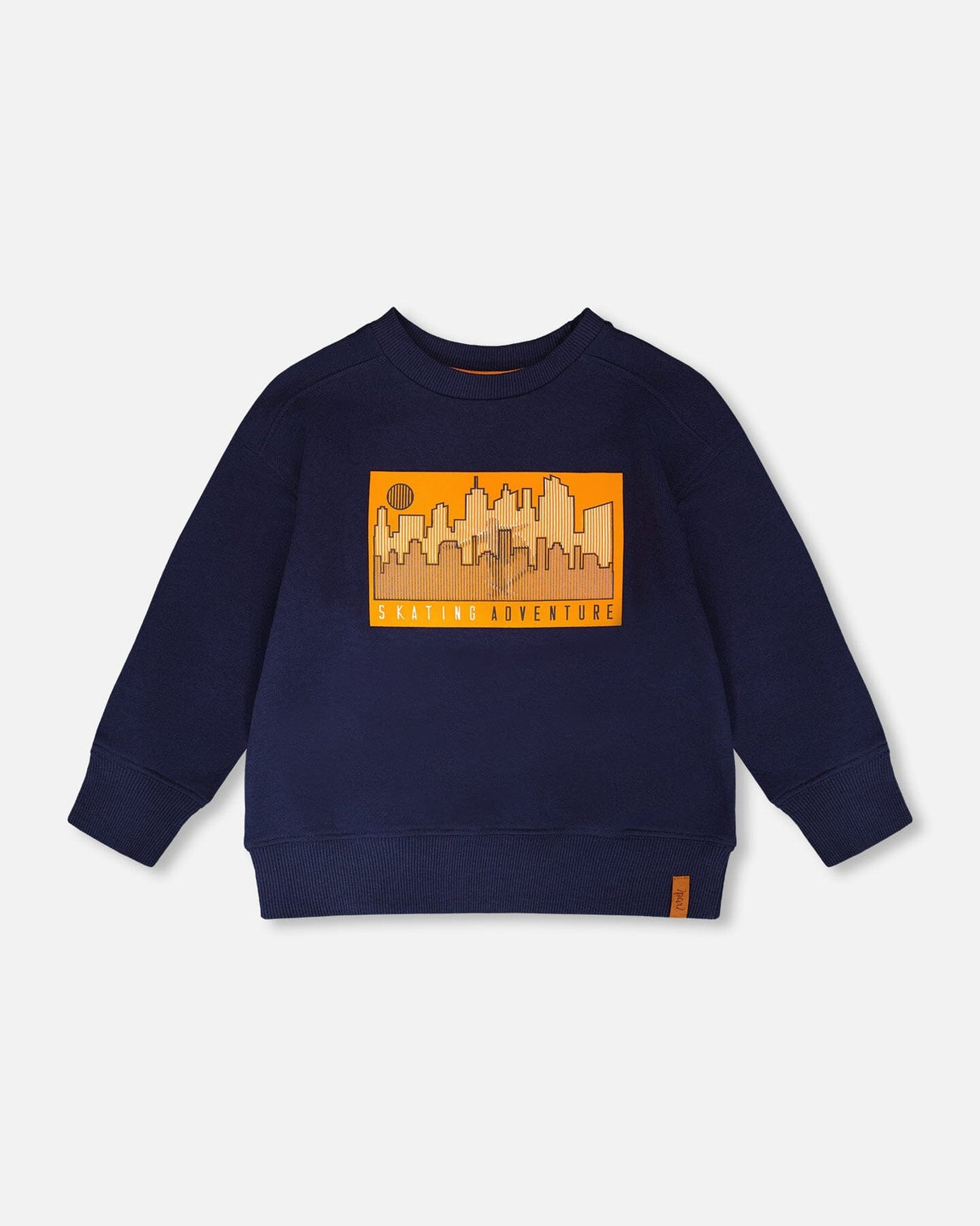 French Terry Sweatshirt Dark Blue-0