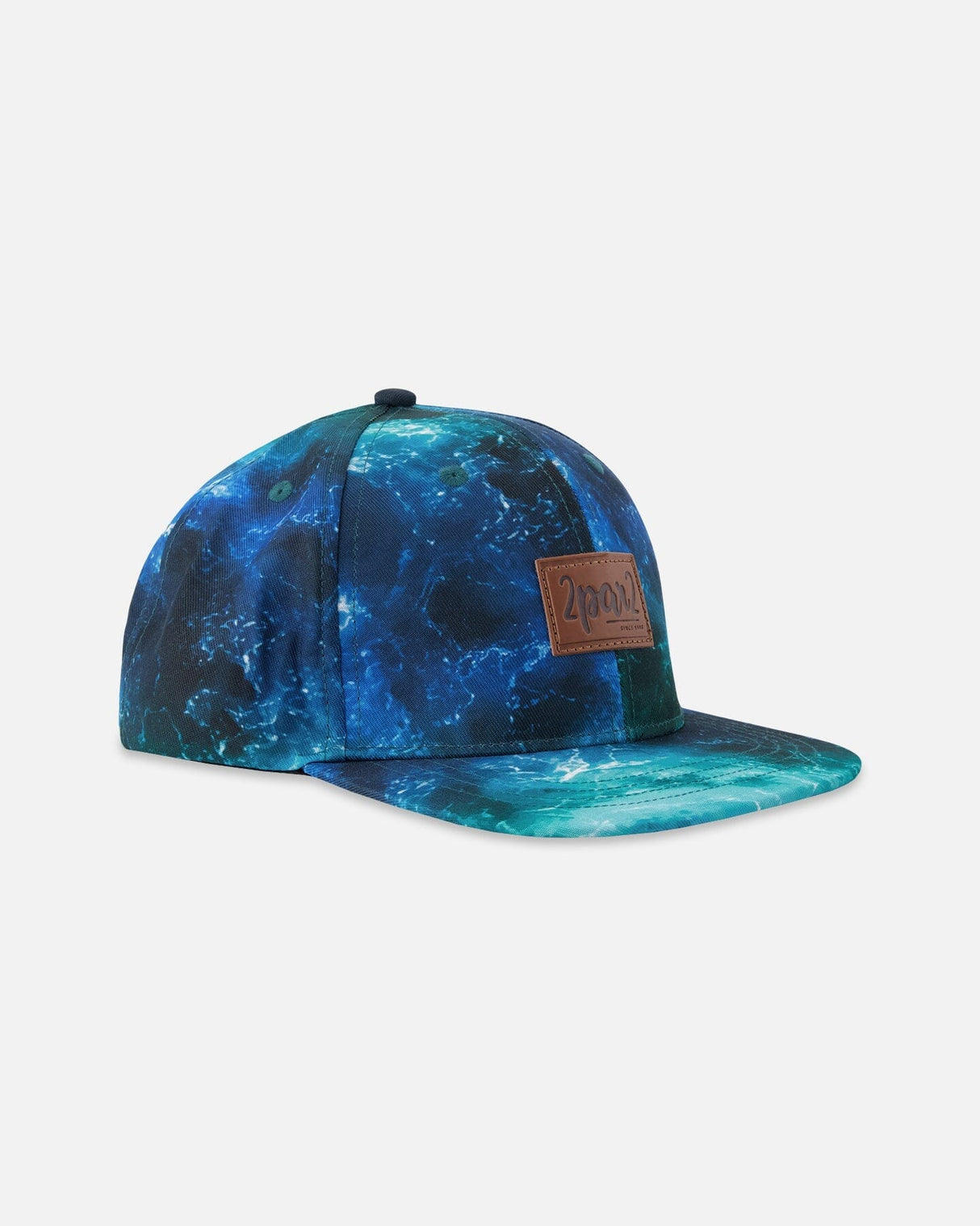 Cap Blue Wave Print-0