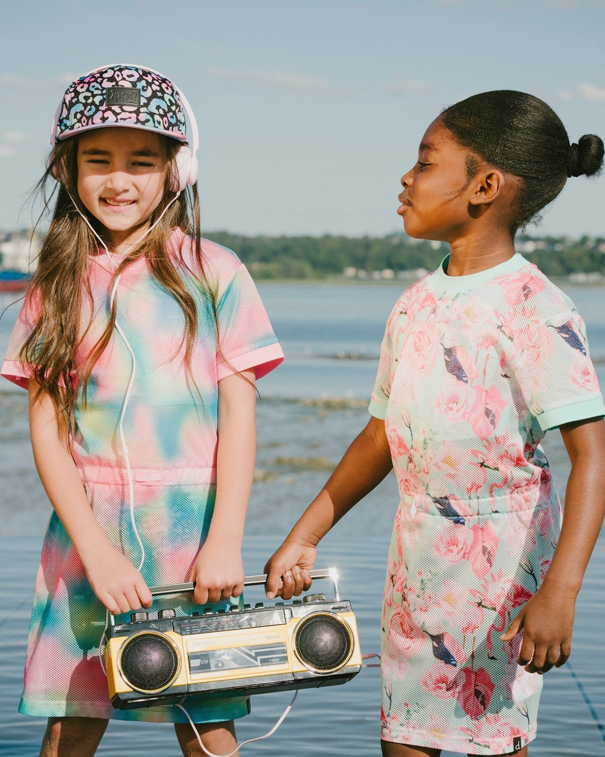 Cap Black Animal Print-1