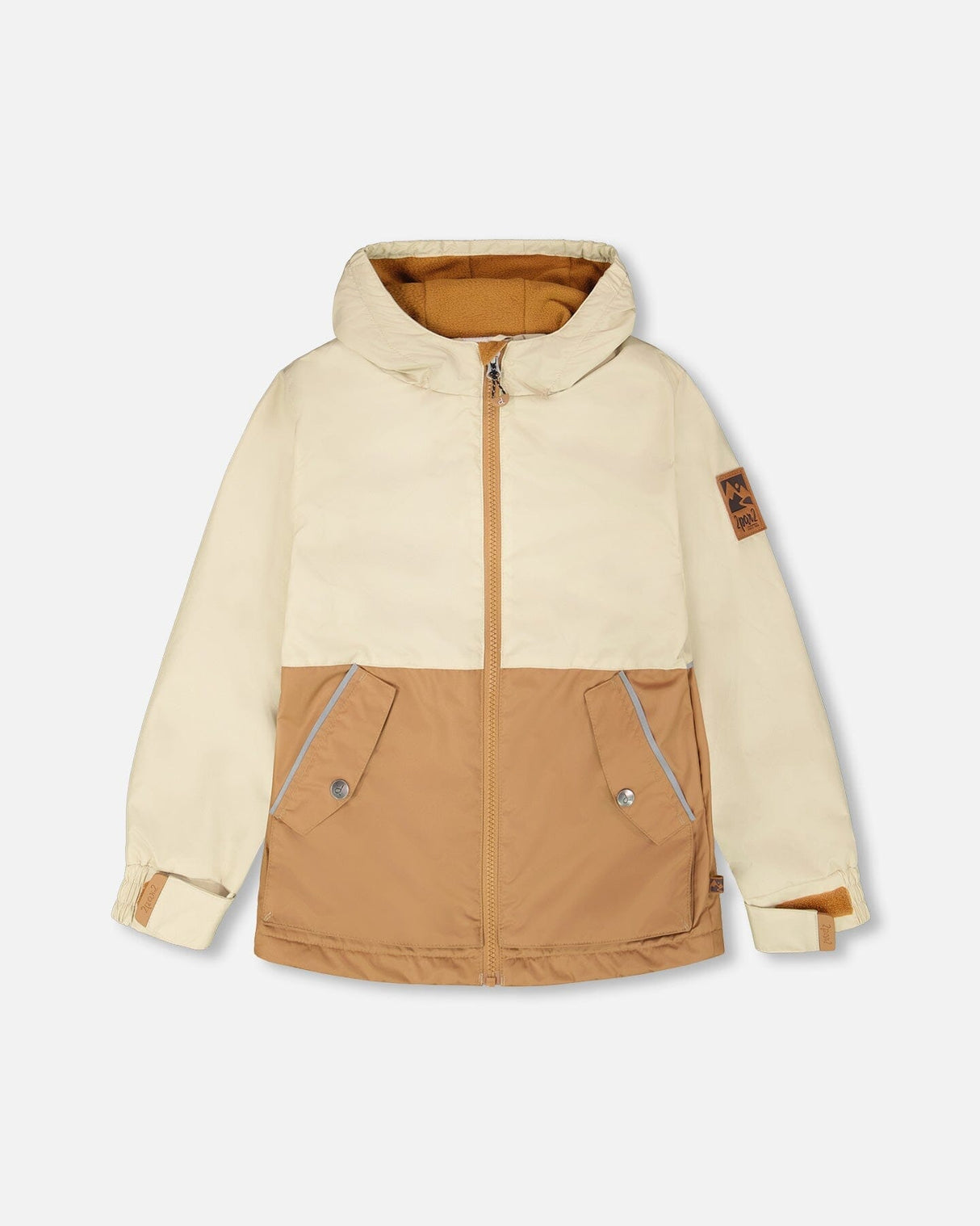 Mid-Season Jacket In Recycled Polyester Beige-0