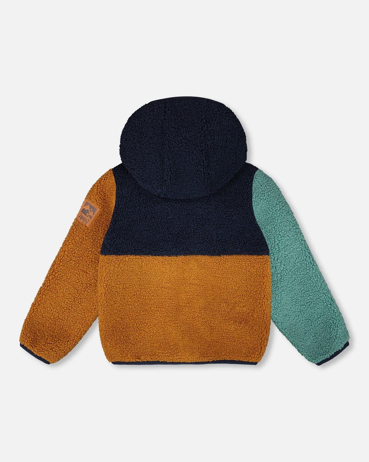 Sherpa Jacket Navy Colorblock-1