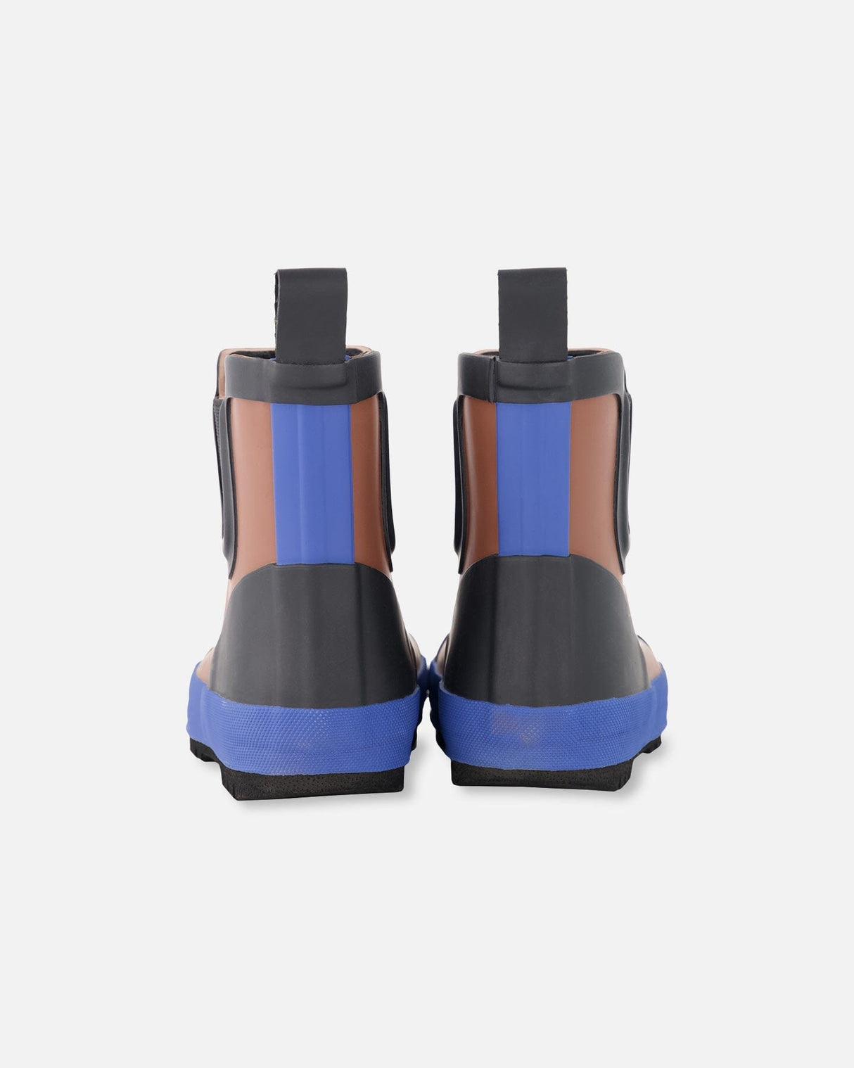 Short Rain Boots In Natural Rubber Brown-3