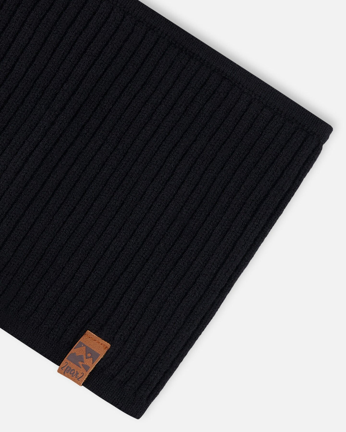 Knit Neckwarmer Black-2