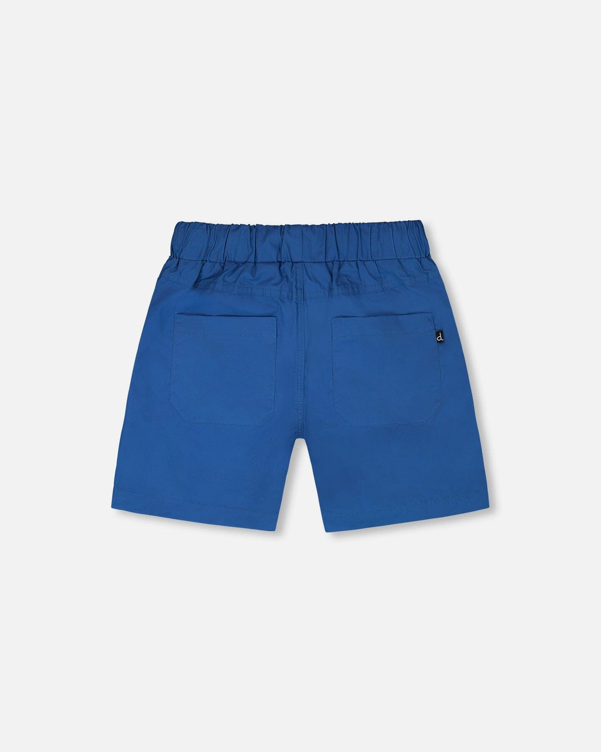 Parachute Shorts With Patch Pockets Dark Blue-3