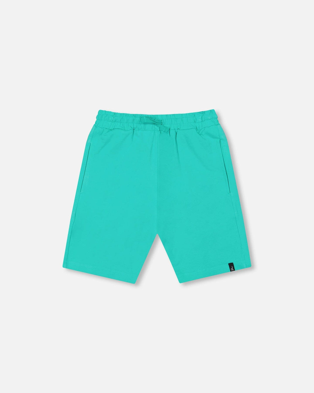 Organic Cotton Jersey Shorts Turquoise-0
