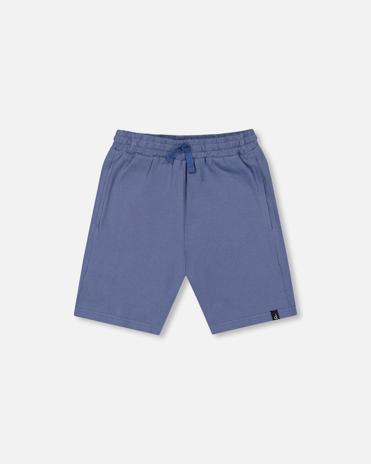 Organic Cotton Jersey Shorts Blue-0