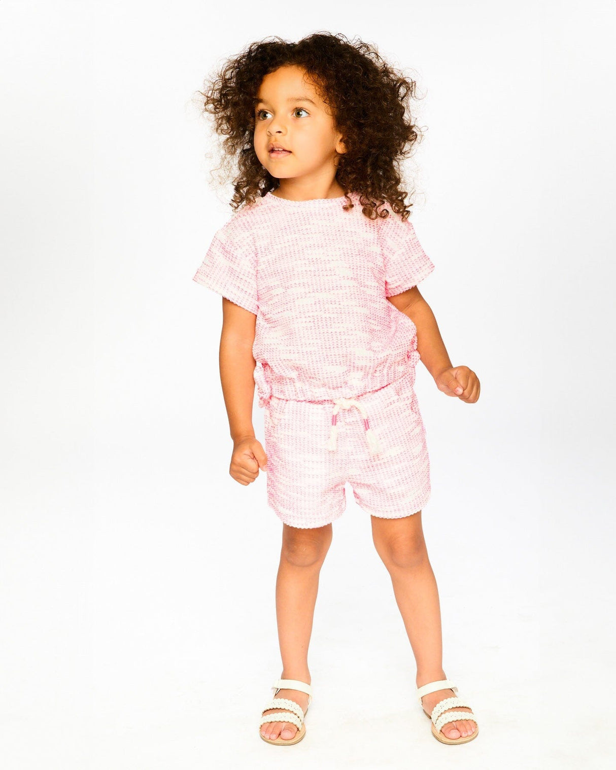 Jacquard Knit Shorts Multicolored-1