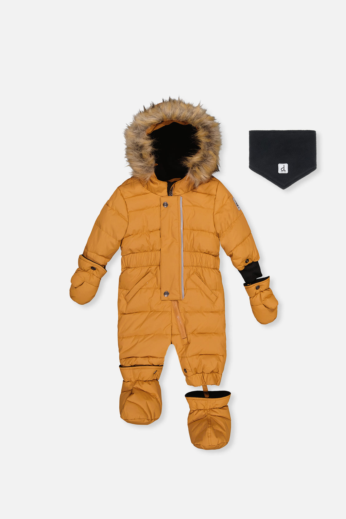 Deux par Deux baby boy ORIGINAL Brown Sugar puffy snowsuit -30°C 5K sizes 6M-2T