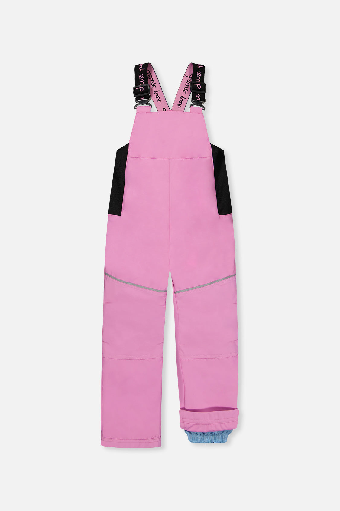 Pinkish violet DISCOVER snow bib pants with adjustable suspenders