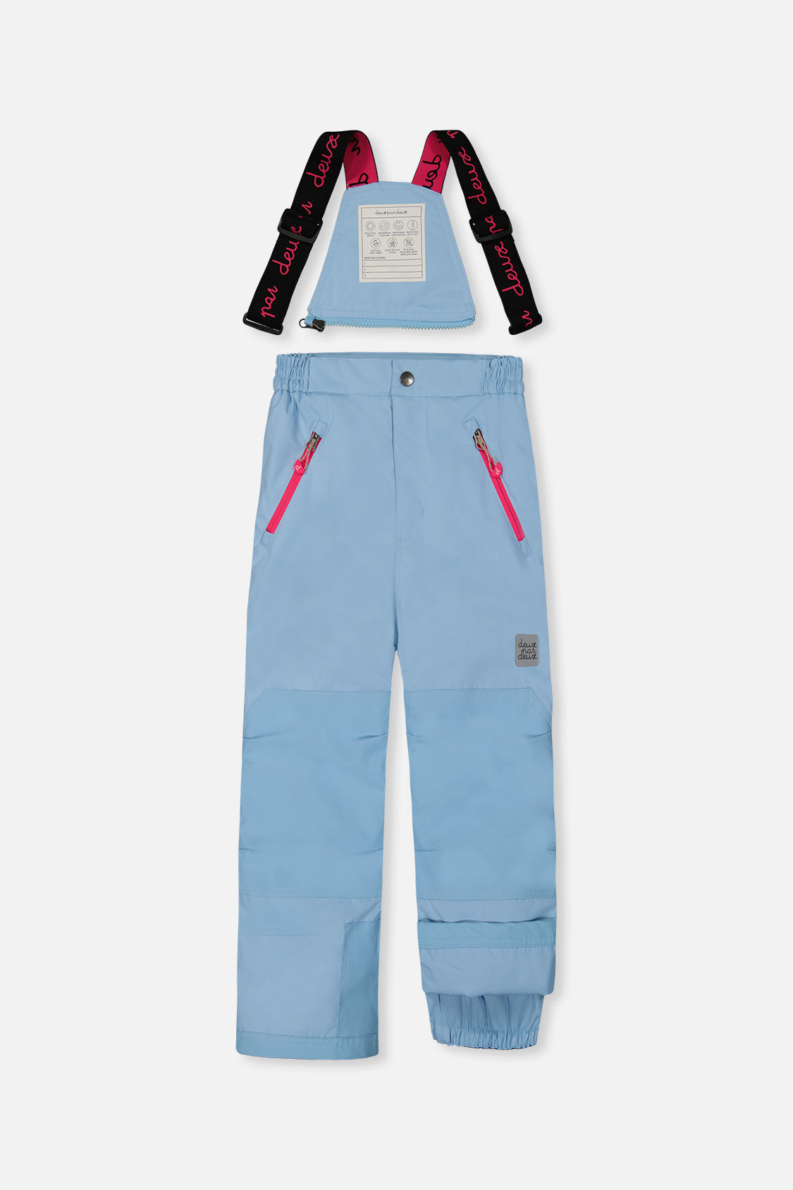 Girls PLAY two-piece snow suit with suspenders and grow-with-me system