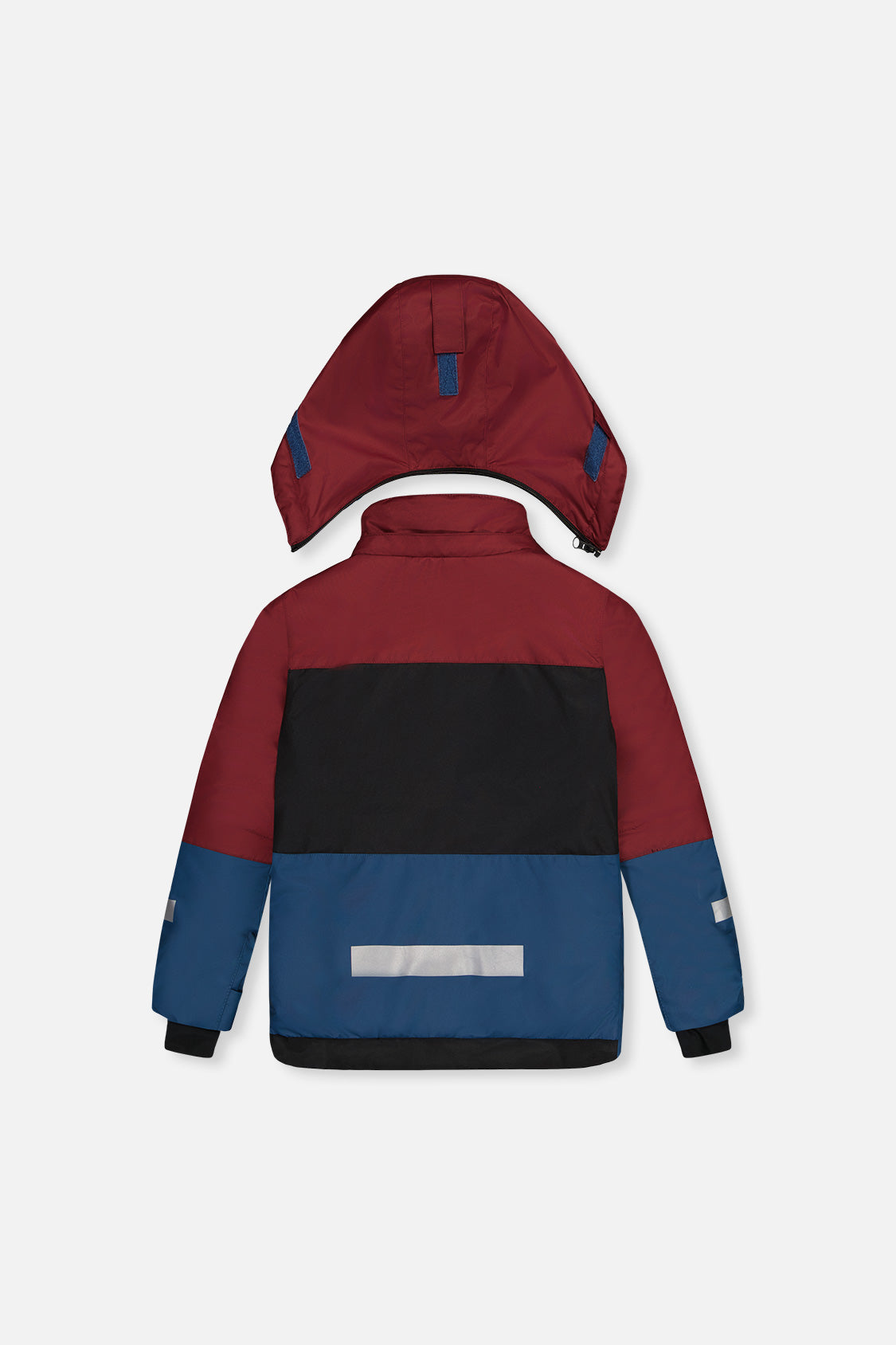 Two Piece Teknik Snowsuit Blue And Red Camouflage-4