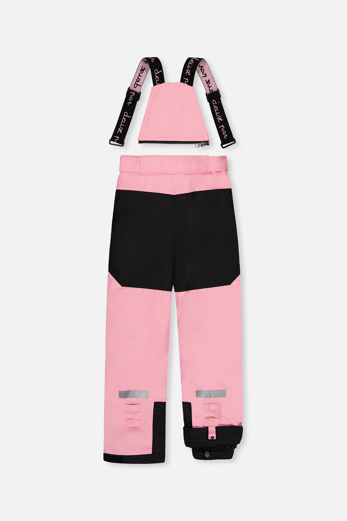 Deux par Deux pink Teknik two-piece snowsuit, detail view 4