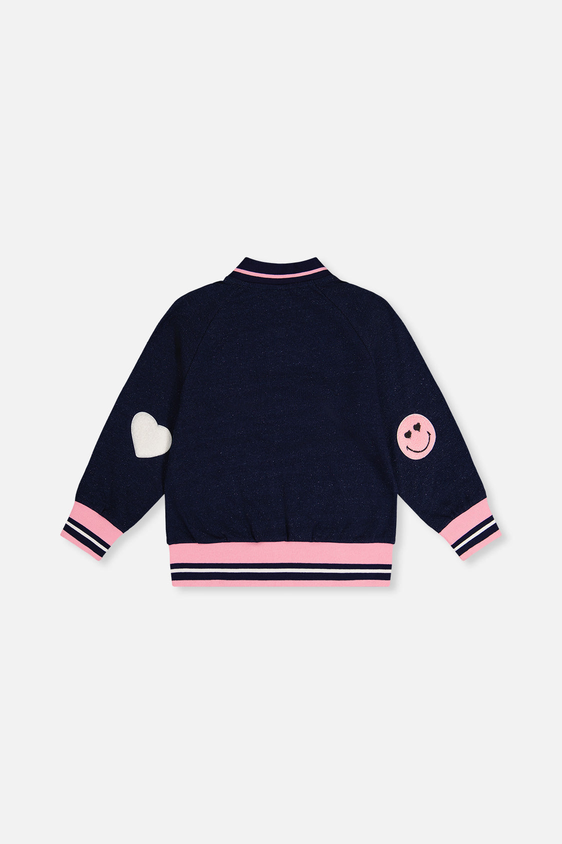 Deux par Deux French Terry Jacket Navy Blue Denim product image P2