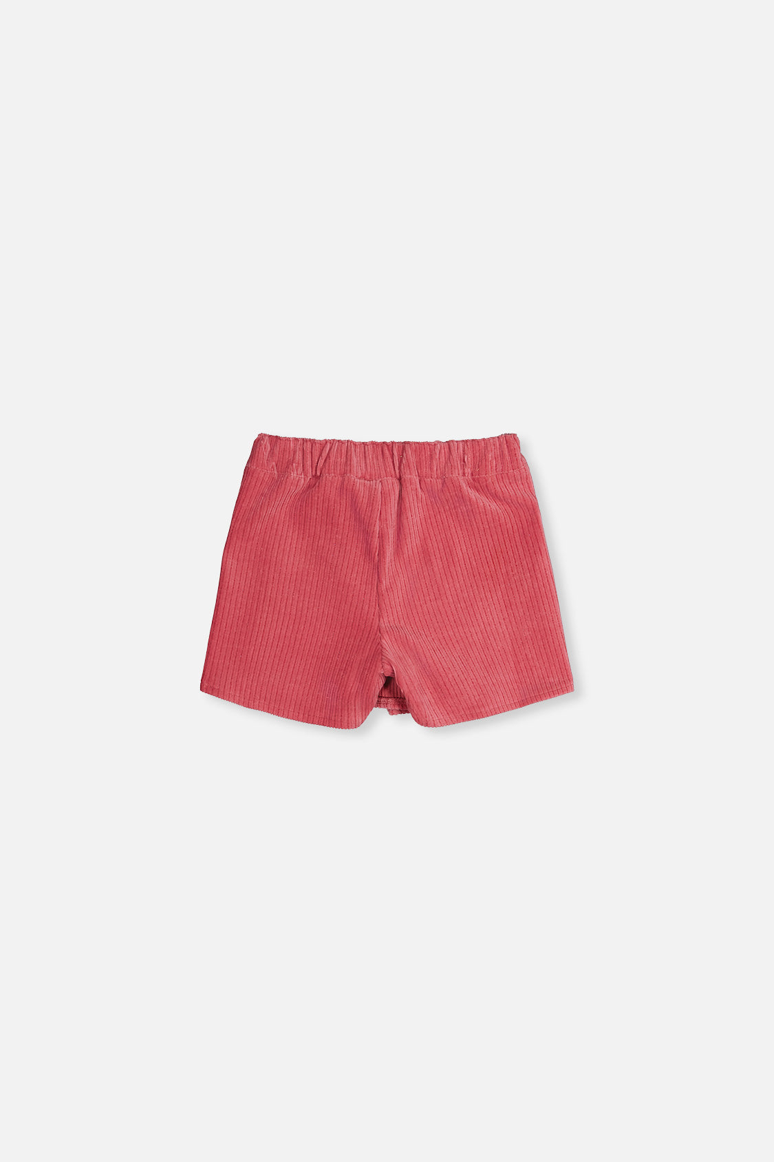 Deux par Deux girls' raspberry pink corduroy skort – back view
