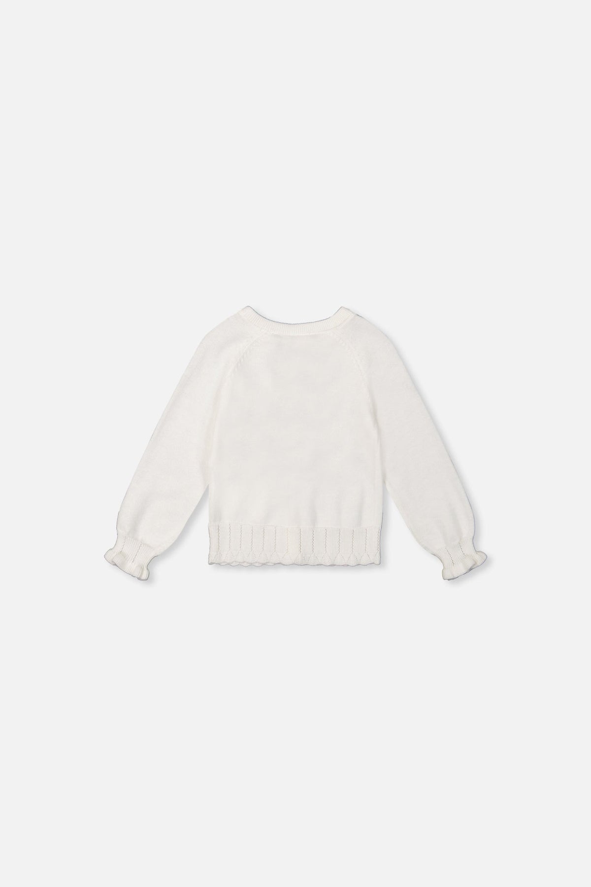 Baby Knit Cardigan Off-White-1