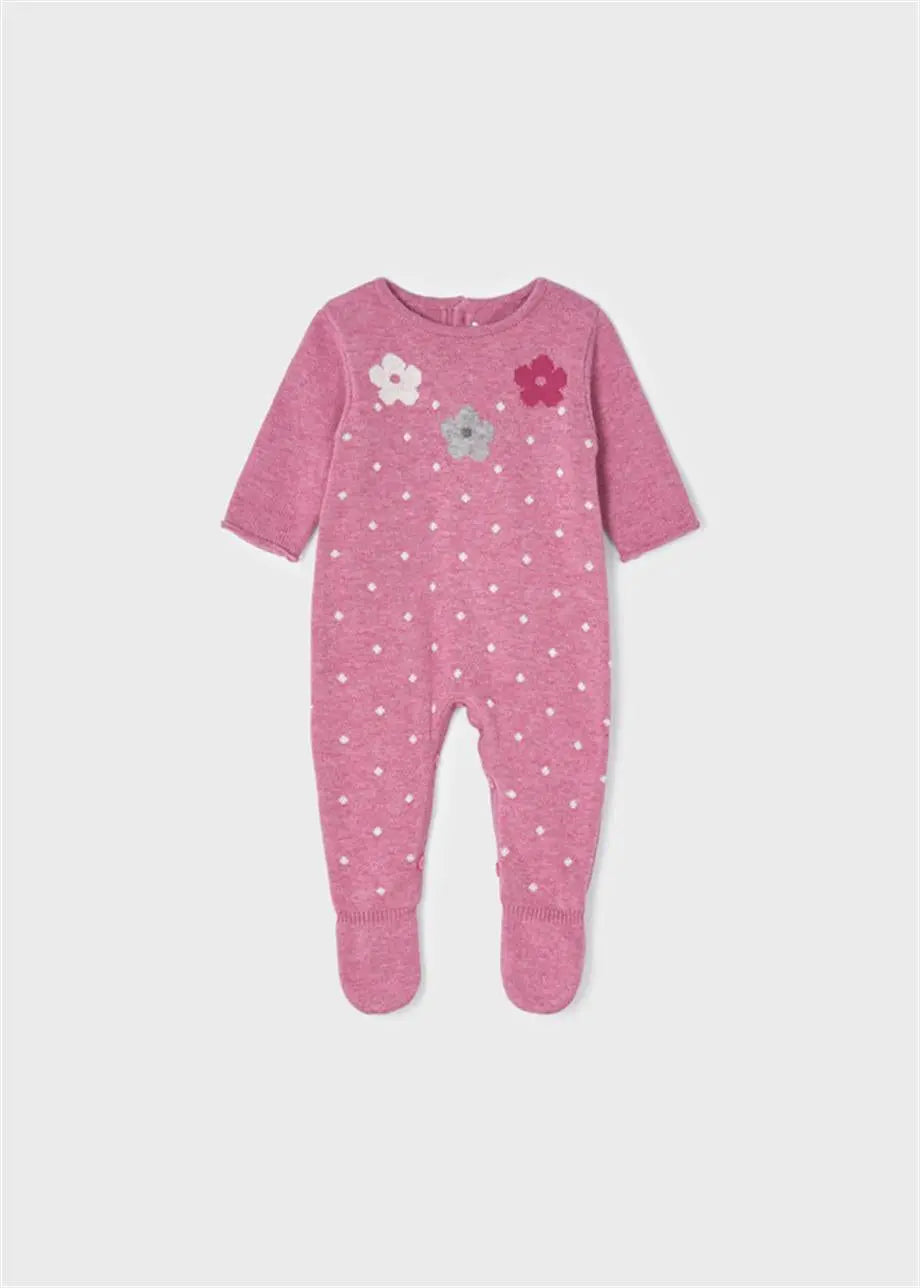 Knitted Footed One-Piece ECOFRIENDS Newborn | Mayoral | Mayoral | Jenni Kidz