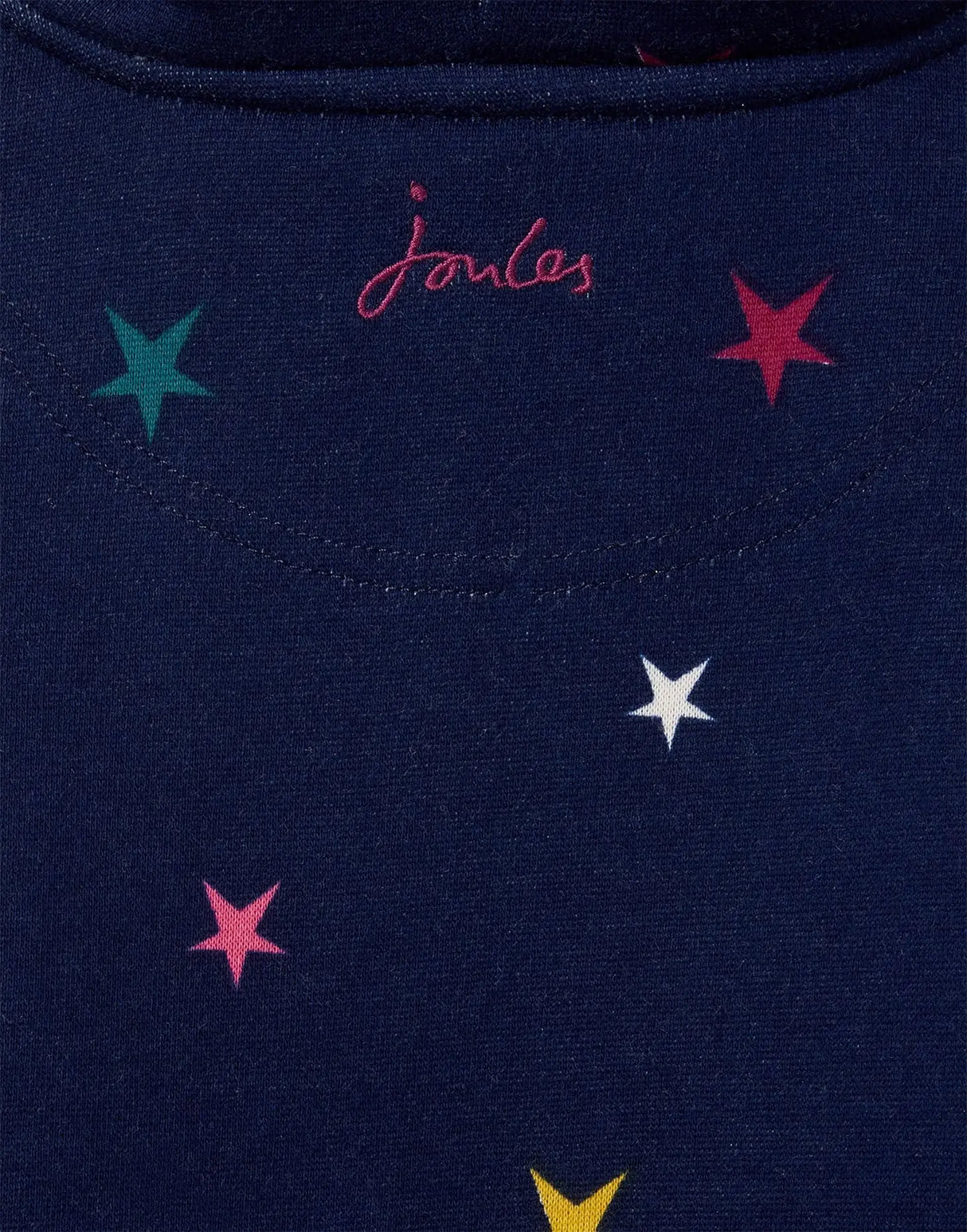 Navy & Pink Star Braelyn Zip-Up Hoodie | Joules | Joules | Jenni Kidz