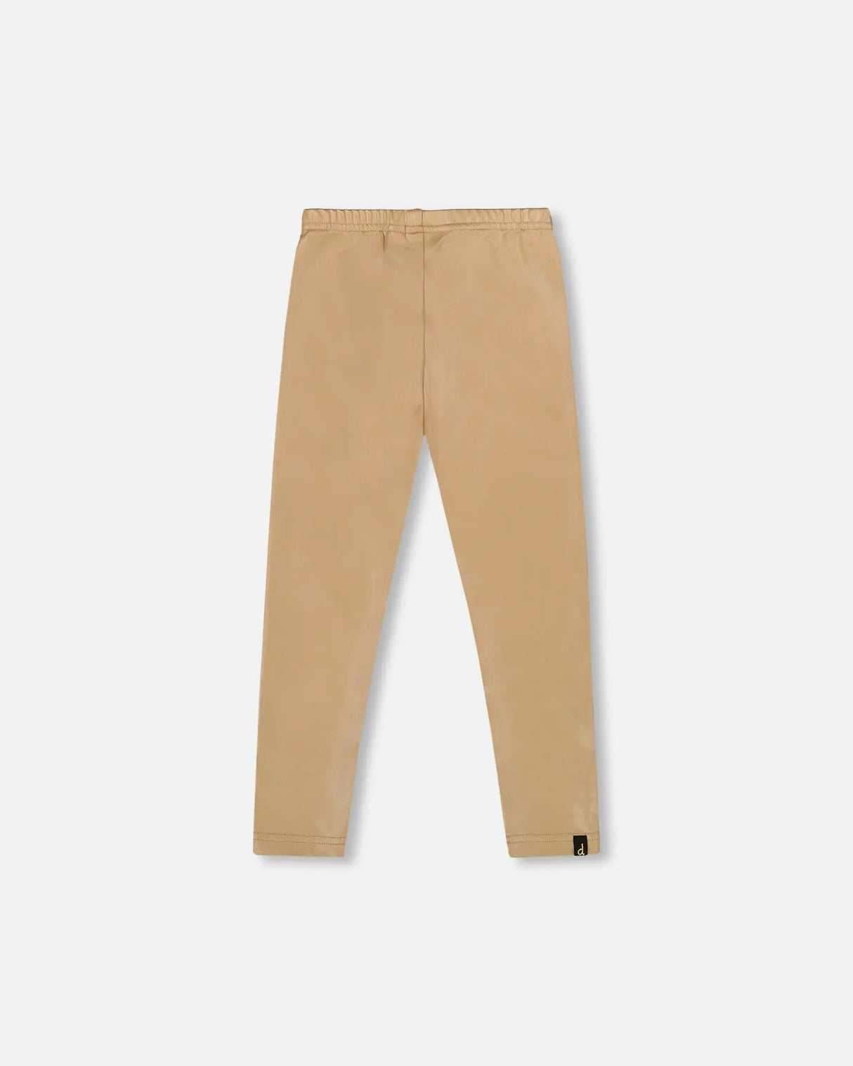 Stretch Shiny Leggings Golden Beige | Deux par Deux | Jenni Kidz