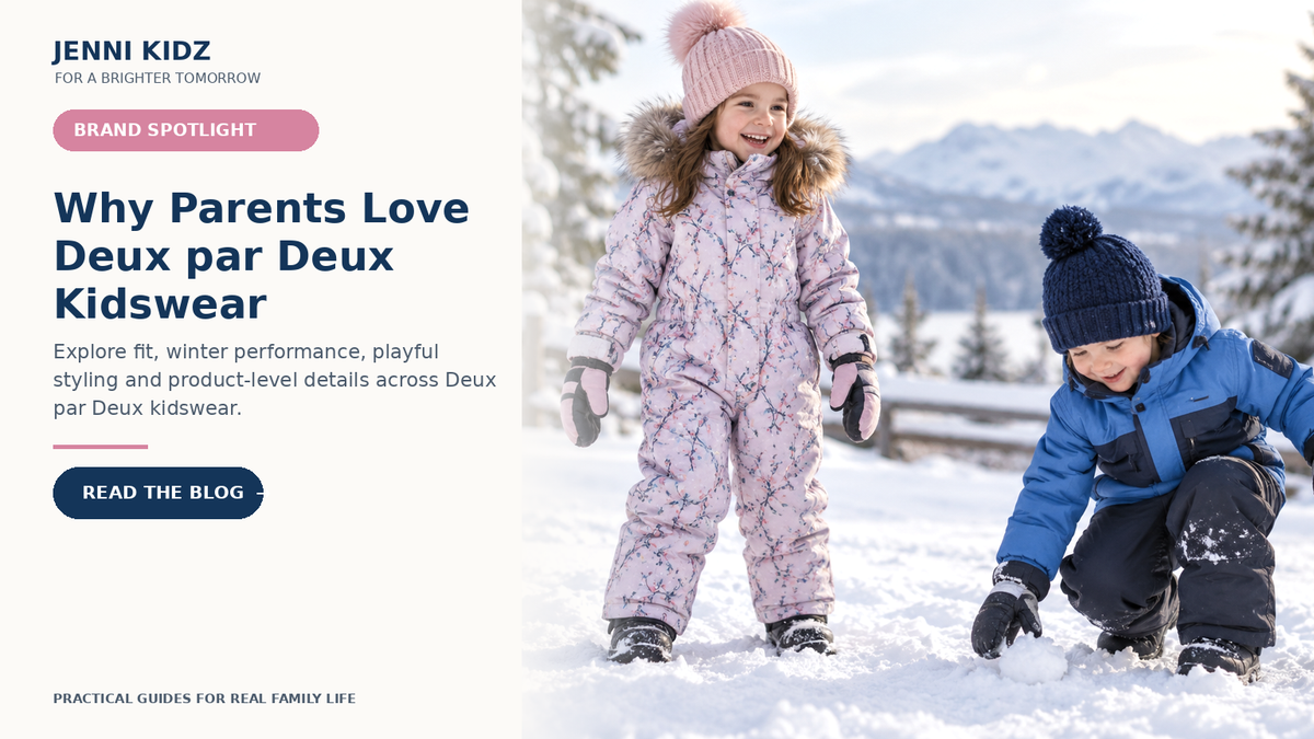 Deux par Deux kidswear brand guide for fit winter performance and playful style