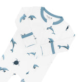 Zippered Romper in Dolphin | Kyte Baby