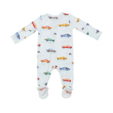 Two Way Zipper Footie - Muscle Cars | Angel Dear - Jenni Kidz