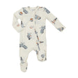 Two Way Zipper Footie - Vintage Motorcycles  | Angel Dear - Jenni Kidz