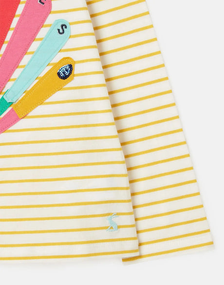 Ava Long Sleeve Applique Artwork T-Shirt | Joules | Joules | Jenni Kidz