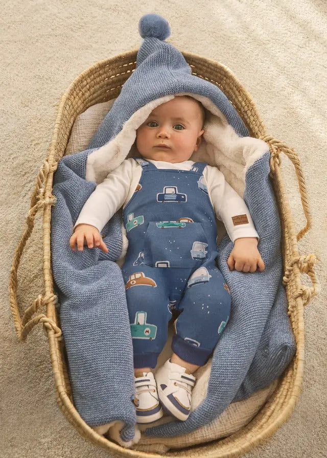 Baby Boy Ecofriends with Car Print Romper | Mayoral | Mayoral | Jenni Kidz