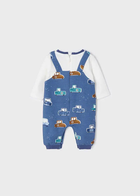 Baby Boy Ecofriends with Car Print Romper | Mayoral | Mayoral | Jenni Kidz