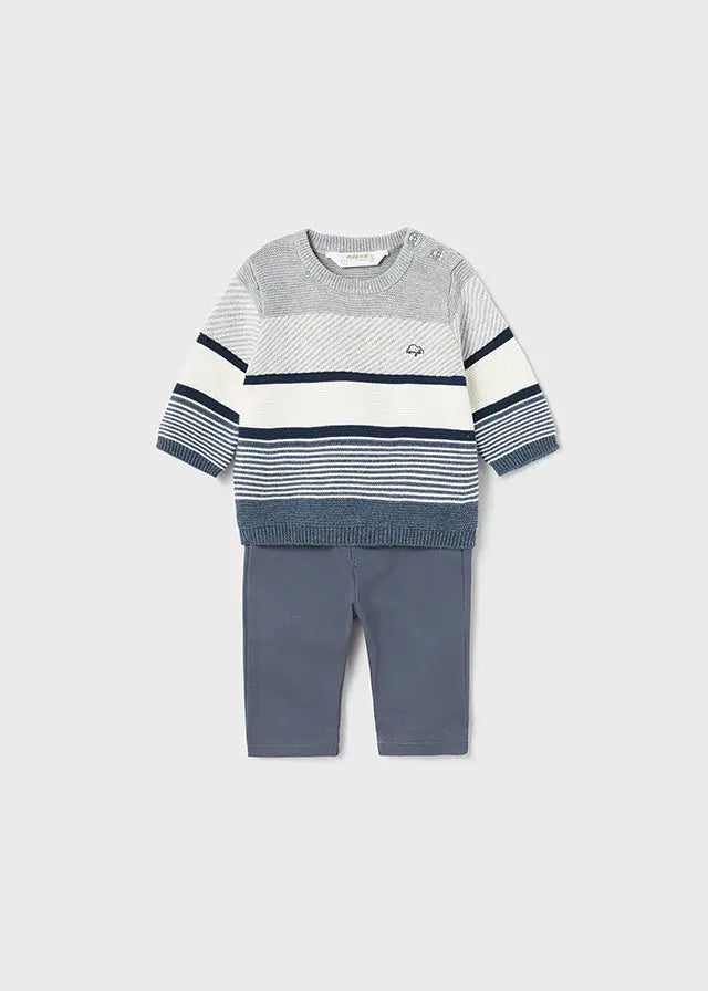 Baby Boys 2Pc Sweater & Long Trouser Set | Mayoral | Mayoral | Jenni Kidz