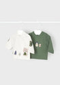 Baby Boys Set of 2 L/s Shirts  | Mayoral | Mayoral | Jenni Kidz