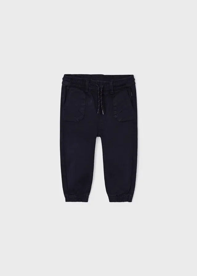 Baby Boys Twill Jogger - Marino | Mayoral | Mayoral | Jenni Kidz