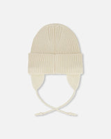 Baby Mid-Season Knit Hat Light Beige | Deux par Deux | Jenni Kidz