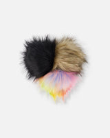 Beige Fake Fur Pompom For Hat | Deux par Deux | Jenni Kidz