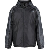 Boys Black Manataug Windbreaker Jacket | Under Armour | Under Armour | Jenni Kidz