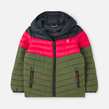 Boys Cairn Packaway Showerproof Jacket Colour Block | Joules | Joules | Jenni Kidz