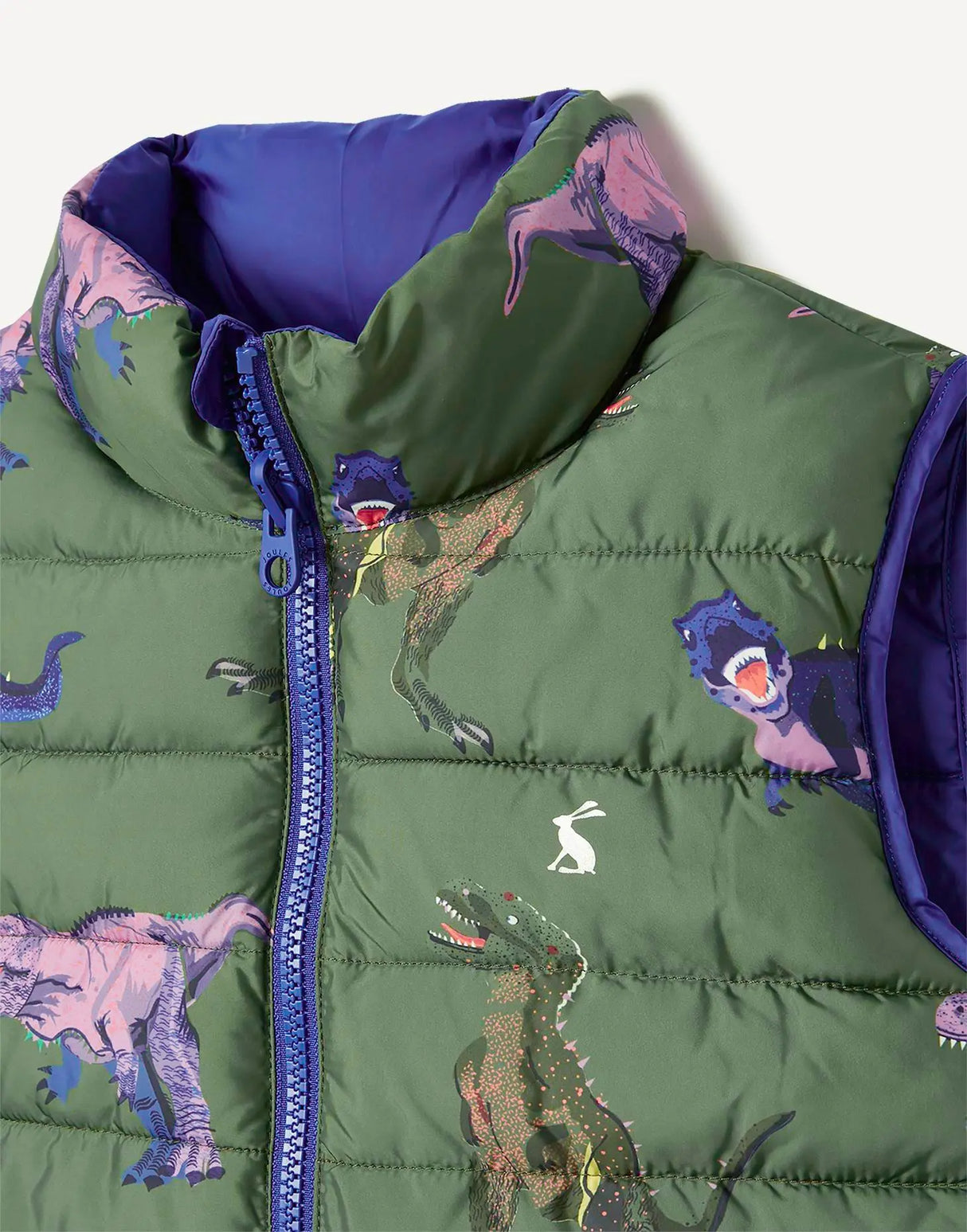 Boys Flip It Reversible Printed Gilet | Joules | Joules | Jenni Kidz