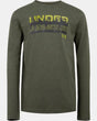 Boys Marine Green Treetop Long Sleeve | Under Armour | Under Armour | Jenni Kidz