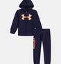 Boys Midnight Navy Symbol Hoodie And Sweatpants Set | Under Armour | Under Armour | Jenni Kidz