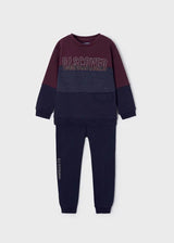 Boys Sweat Tracksuit - Ciruela | Mayoral | Mayoral | Jenni Kidz