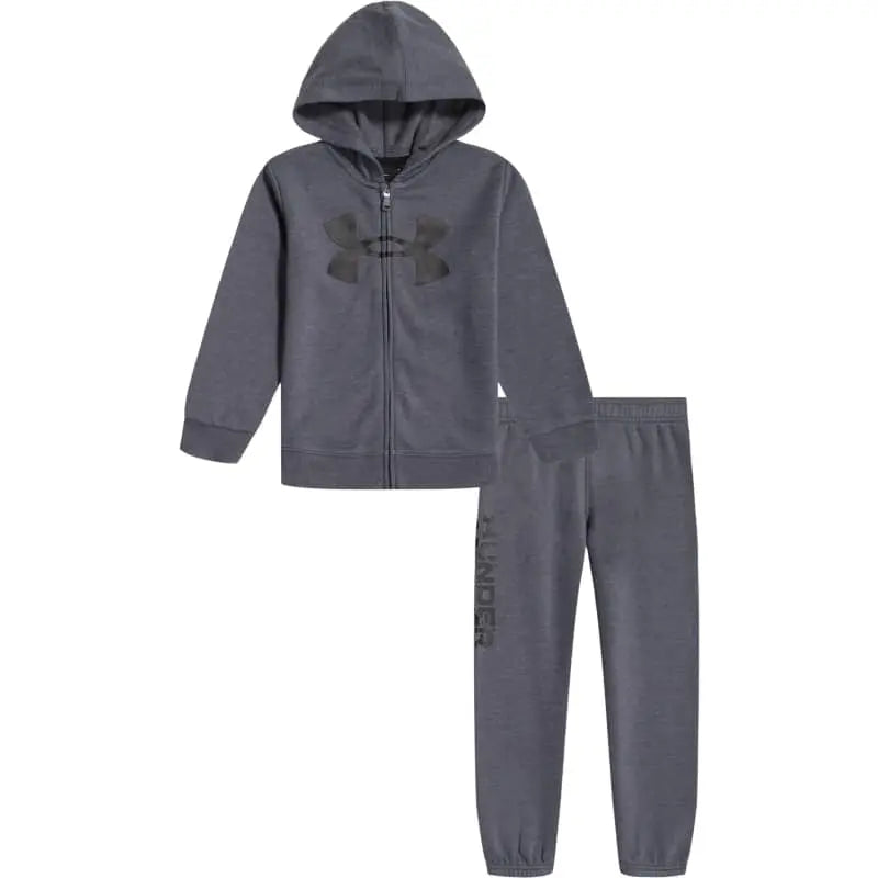 Boys'  Pitch Gray Symbol Hoodie &  Sweatpant Set | Under Armour | Under Armour | Jenni Kidz