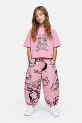 40Th Anniversary Printed Poplin Pant Soft Pink-1